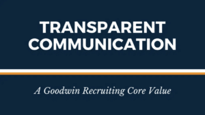 Our Core Values - Transparent Communication