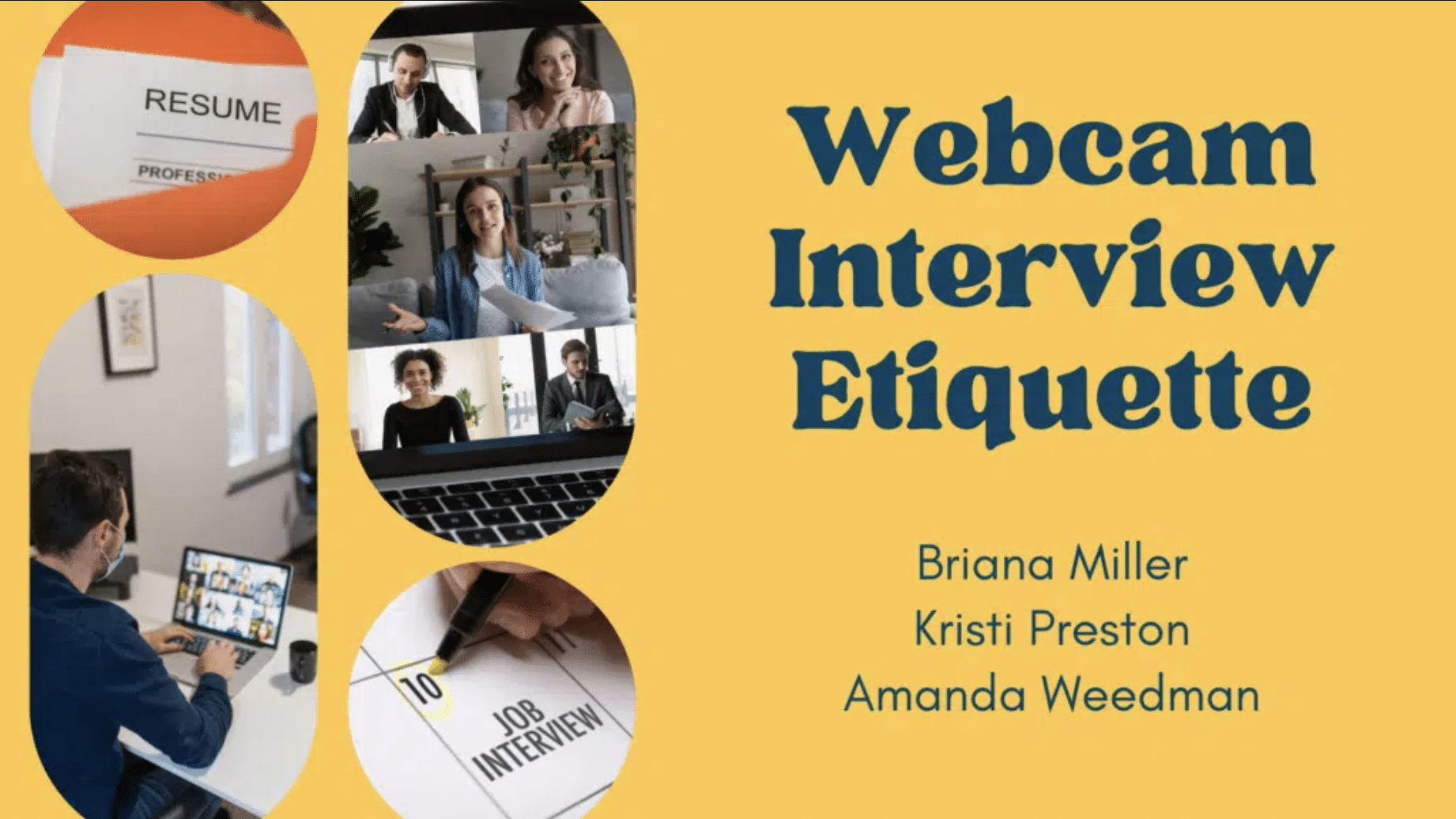 Webcam Interview Etiquette: Tips for Job Seekers at Every Level ...