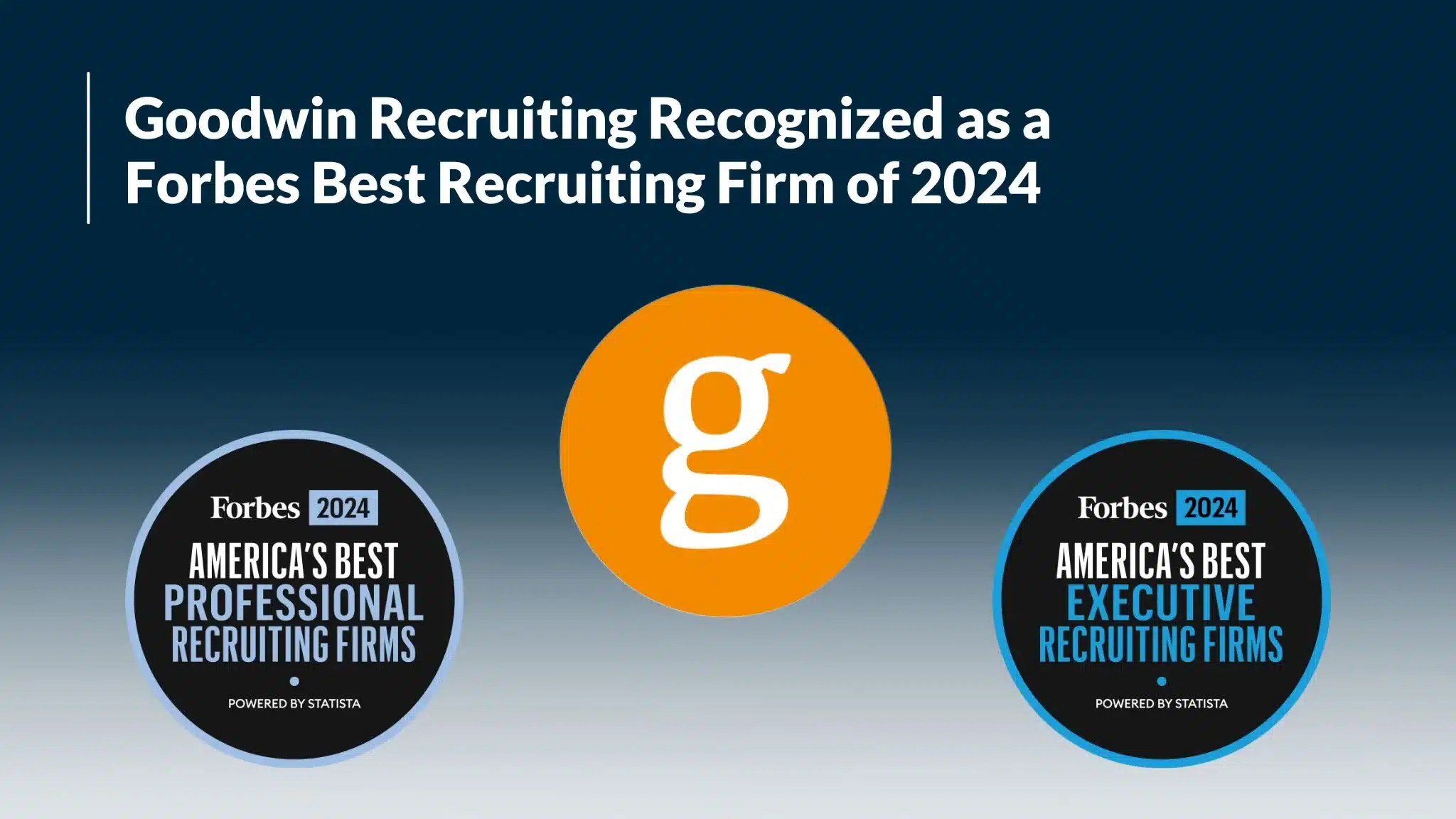 Goodwin Recruiting Recognized as a Forbes Best Recruiting Firm of 