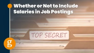 Include Salaries in Job Postings